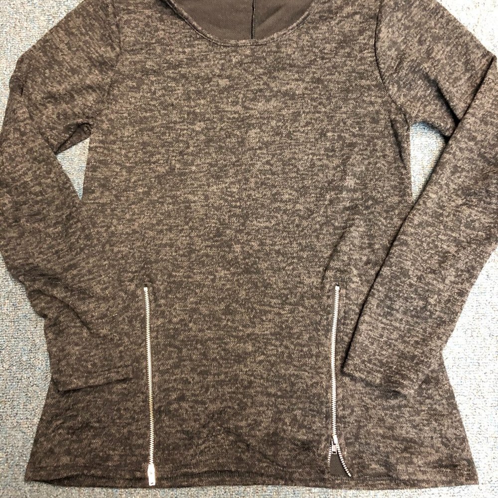 Zipper Accent Sweater